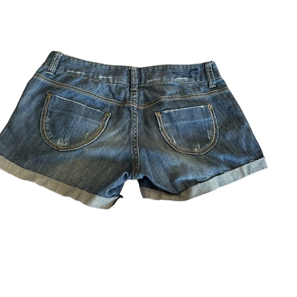 American Eagle women's size 0 denim shorts - Picture 3 of 6